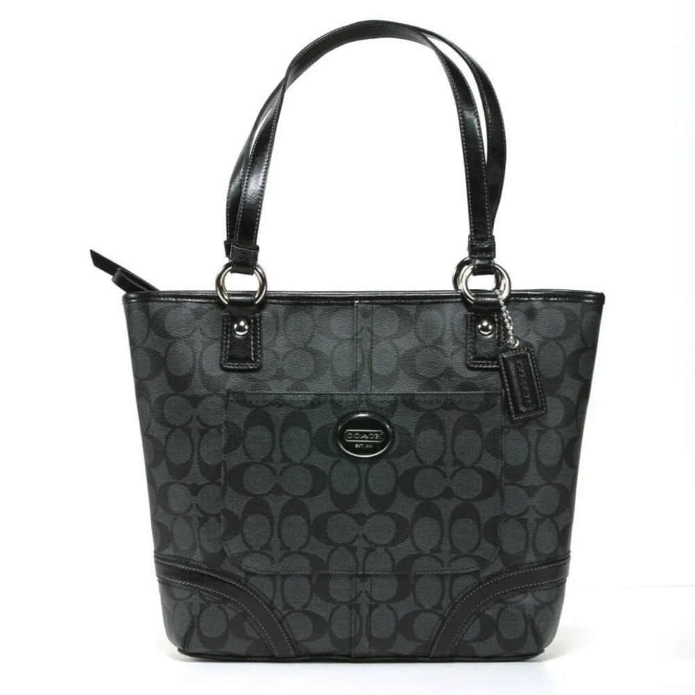 Coach Peyton Signature Logo Tote